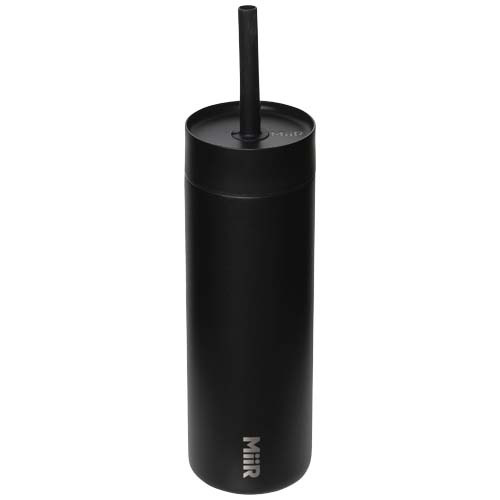 MiiR Sipper butelka na wodę o pojemności 473 ml ze słomką Czarny 10093490 