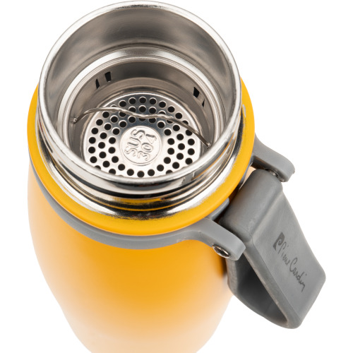 Butelka termiczna stalowa Pierre Cardin 650 ml żółty B9000501IP308 (4)