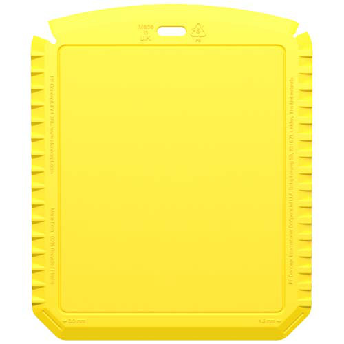 Thrym prostokątna skrobaczka do lodu wykonana z tworzyw sztucznych pochodzących z recyklingu Żółty 22050211 (3)