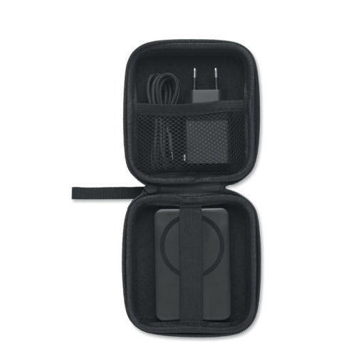 Magnetyczny powerbank 5000mAh Czarny MO3177-03 (6)
