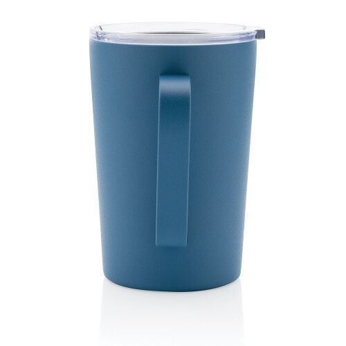 Kubek termiczny 420 ml, stal nierdzewna z recyklingu blue P433.055 (1)
