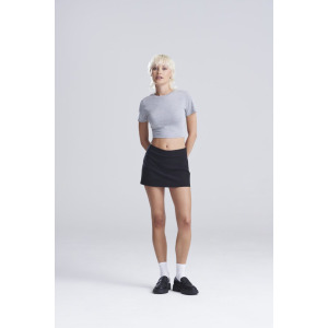 T-shirt Damski Crop Slim Triblend