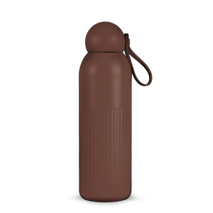 Stalowa butelka Sagaform Tekla (z recyklingu) 500 ml Deep Mauve