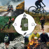 Mały namiot ratunkowy do przetrwania na świeżym powietrzu Dried Green LT94582-N0049 (5) thumbnail
