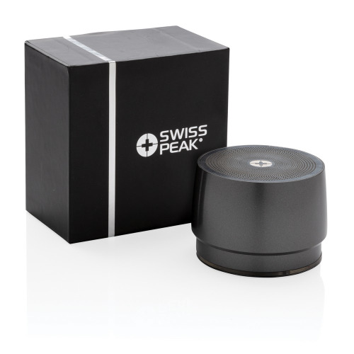Basowy głośnik bezprzewodowy 5W Swiss Peak Szary P329.262 (8)