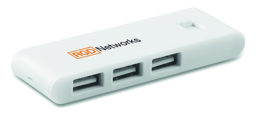 Hub USB biały MO9021-06 (2)