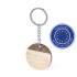 Drewniany brelok do kluczy Neutralny V0914-00  thumbnail