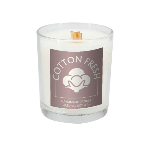 Świeca sojowa 190g Cedarwood Przeźroczysty PS0005 (1)