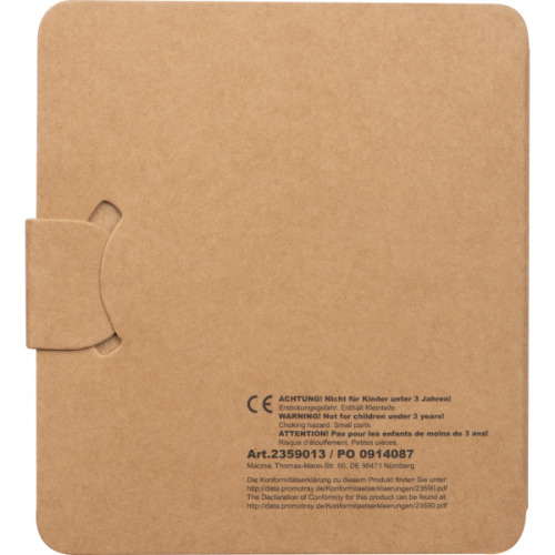 Kolorowanka z kredkami drewnianymi 12 kolorów RUFIN Beżowy 2359013 (6)