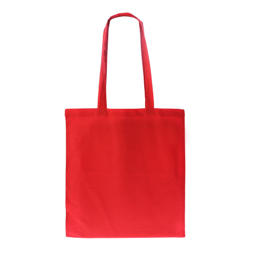Torba z bawełny organicznej długa 140g/m² 38x42 cm Czerwony LT95377-N0021 (1)
