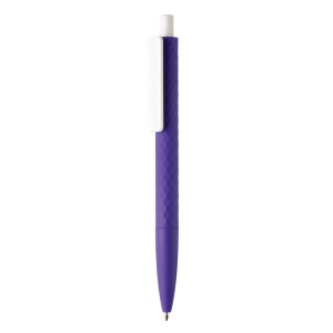 Długopis X3 fioletowy, biały