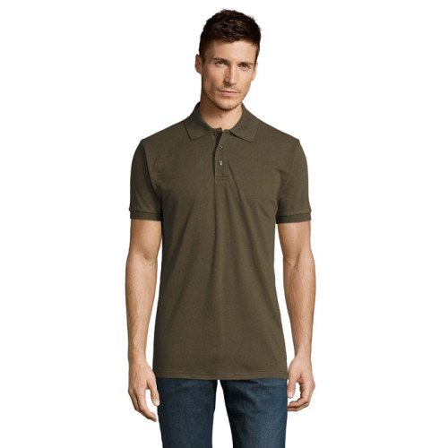 PRIME Męskie polo 200g Army S00571-AR-XXL 