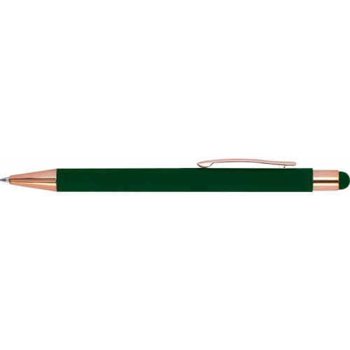 Długopis metalowy touch pen soft touch MIRAMAR Ciemnozielony 432899 (2)