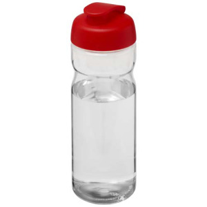 Bidon H2O Eco o pojemności 650 ml z wieczkiem zaciskowym Przezroczysty