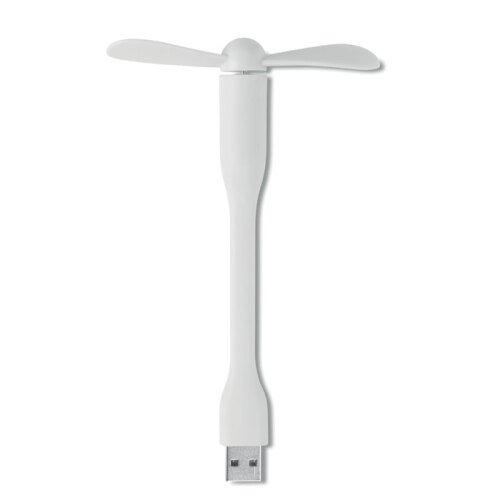 Przenośny wentylator USB biały MO9063-06 (1)