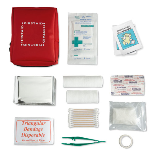 Zestaw pierwszej pomocy. Czerwony MO8258-05 (2)