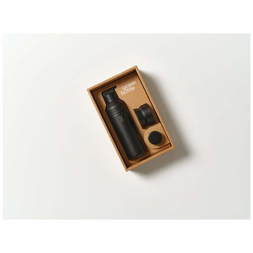 Ocean Bottle zestaw upominkowy 3 w 1 o pojemności 500 ml Obsidian Black 11318590 (1)