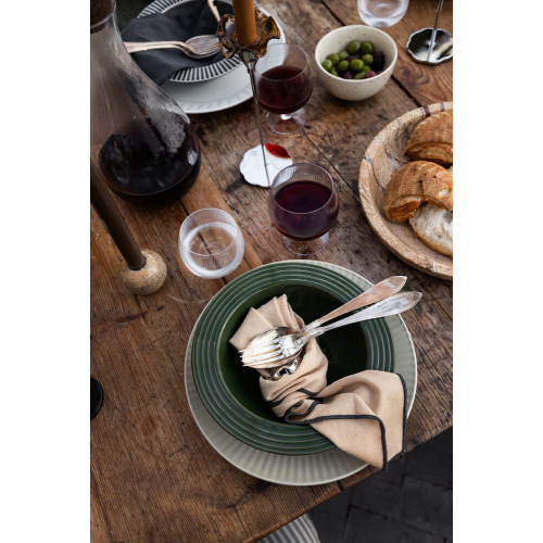 Talerz głęboki COFFEE & MORE, zielony Zielony 5018640- (2)