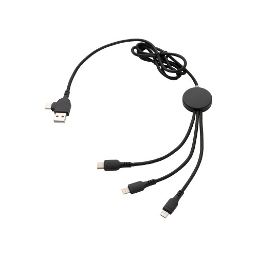 Kabel do ładowania z podświetleniem logotypu Czarny P302.391 
