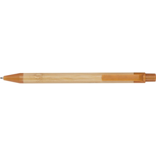 Długopis bambusowy Halle pomarańczowy 321110 (2)