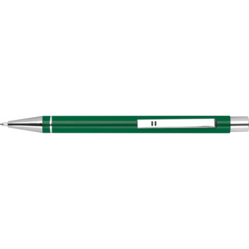 Metalowy długopis półżelowy Almeira zielony 374109 (2)