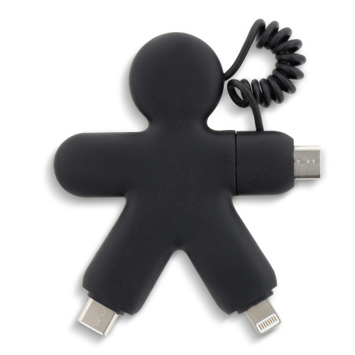 2064 | Xoopar Buddy Eco Charging Cable Czarny LT41000-N0002 