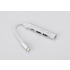Rozdzielacz HUB USB z kablem typ C - ROSKO Srebrny 09163-00 (6) thumbnail