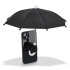 Parasolka z uchwytem przyssawkowym do telefonu  Czarny LT97123-N0002  thumbnail