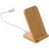 Bambusowa ładowarka bezprzewodowa 5W, stojak na telefon drewno V0186-17 (1) thumbnail