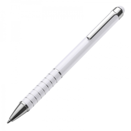 Długopis metalowy touch pen LUEBO biały 041806 (2)