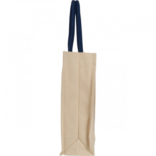 Torba płócienna z długimi uszami 320 g/m2 RODOLFO Granatowy 6521844 (4)