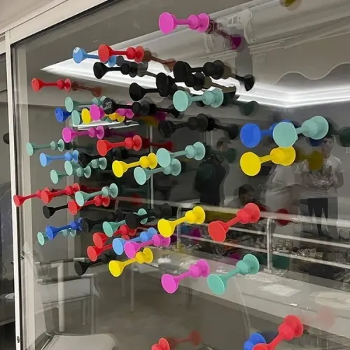 Zestaw startowy gry TOSSIT - rzutki gumowe Wielokolorowy TSST01 (1)