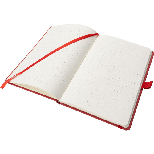 Notatnik A5 w kropki z papieru z recyklingu AGNESE Czerwony 2179905 (1)