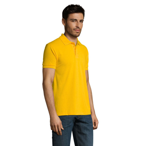 PRIME Męskie polo 200g Dorado S00571-GO-XL (2)