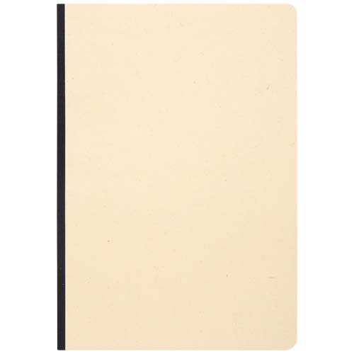 Liliana notatnik A5 z trzciny cukrowej z miękką okładką z RPET Czarny 10612590 (2)