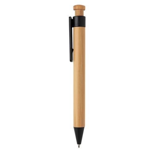 Bambusowy długopis czarny P610.541 (1)