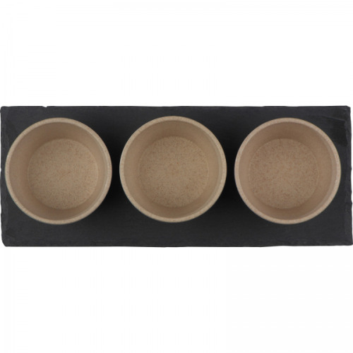 Zestaw miseczek z podstawką GRACIA Biały 8097506 (5)