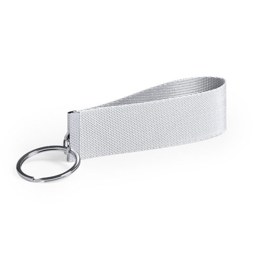 Brelok do kluczy z zawieszką Biały V0864-02 