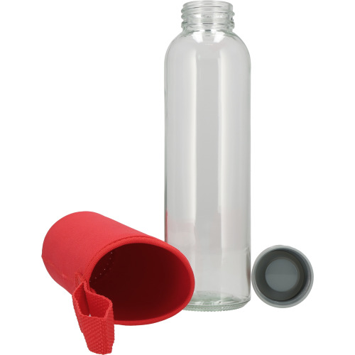 Butelka szklana KLAGENFURT 500 ml Czerwony 084205 (7)