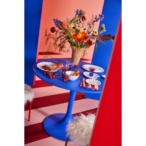 SZKLANKI SPICE 2-PAK, TRANSPARENTNY/NIEBIESKI