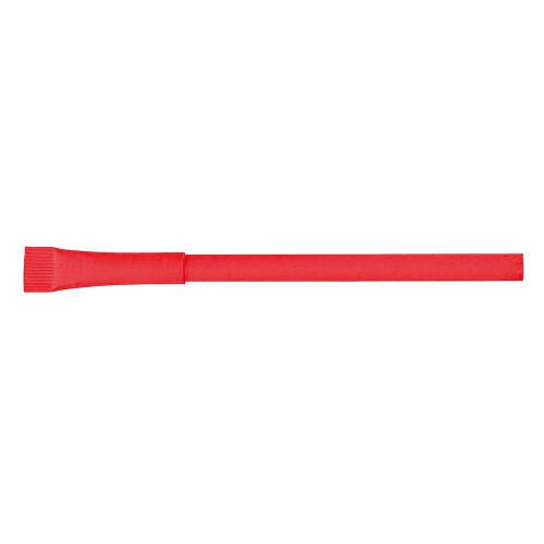 Długopis ekologiczny, zatyczka czerwony V1969-05 (1)