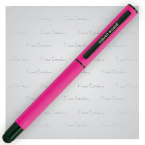 Pióro kulkowe touch pen, soft touch CELEBRATION Pierre Cardin Różowy