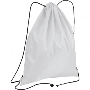 Worek z poliestru z recyklingu 210D WANDA Biały