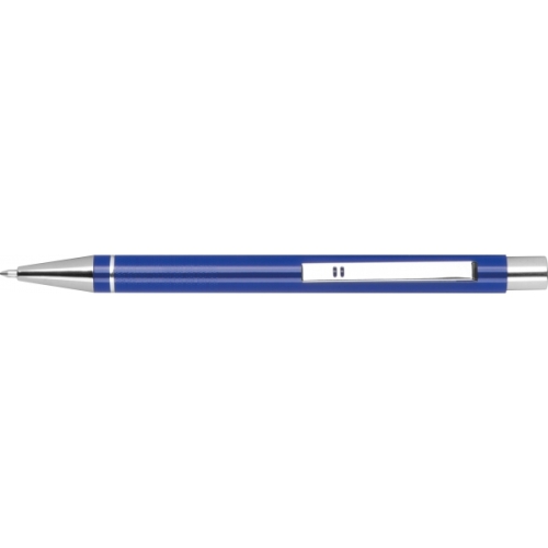 Metalowy długopis półżelowy Almeira niebieski 374104 (2)