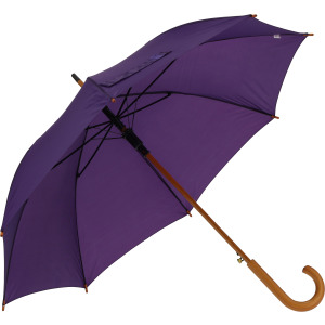 Parasol automatyczny drewniany Ø105 cm NANCY Fioletowy