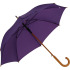 Parasol automatyczny drewniany Ø105 cm NANCY Fioletowy 513112  thumbnail