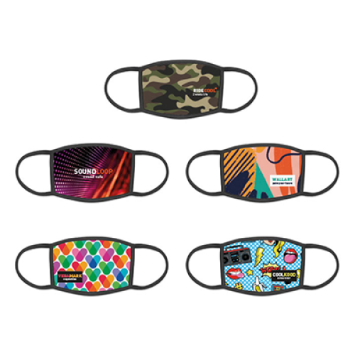 Maska dwuwarstwowa według własnego projektu Wielokolorowy MF3004 