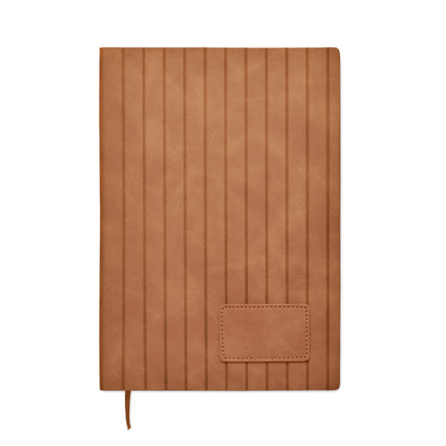 Notatnik A5 z dymionego PU Brazowy MO2663-01 (3)