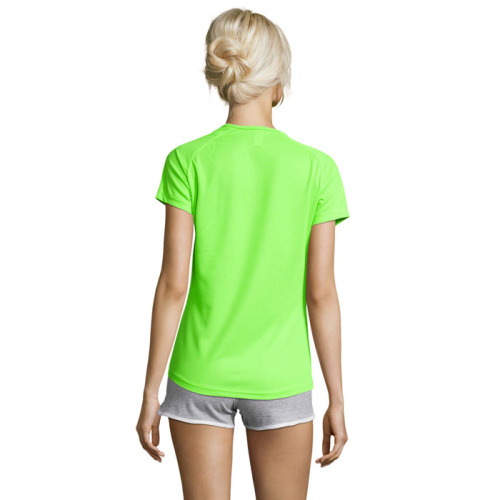 SPORTY Damski T-Shirt 140g Neon Green S01159-NG-XXL (1)
