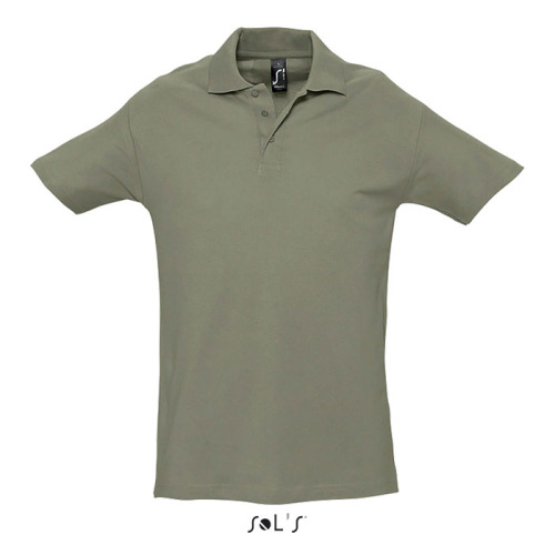 SPRINgII Męskie POLO 210g Khaki S11362-KH-S 